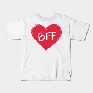 Best Friends Forever Heart Each Other Kids T-Shirt